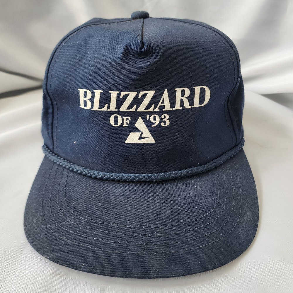 Alabama Blizzard of '93 Vintage‎ Snapback Hat Rope Blue Royal Crown Yupoong Rare